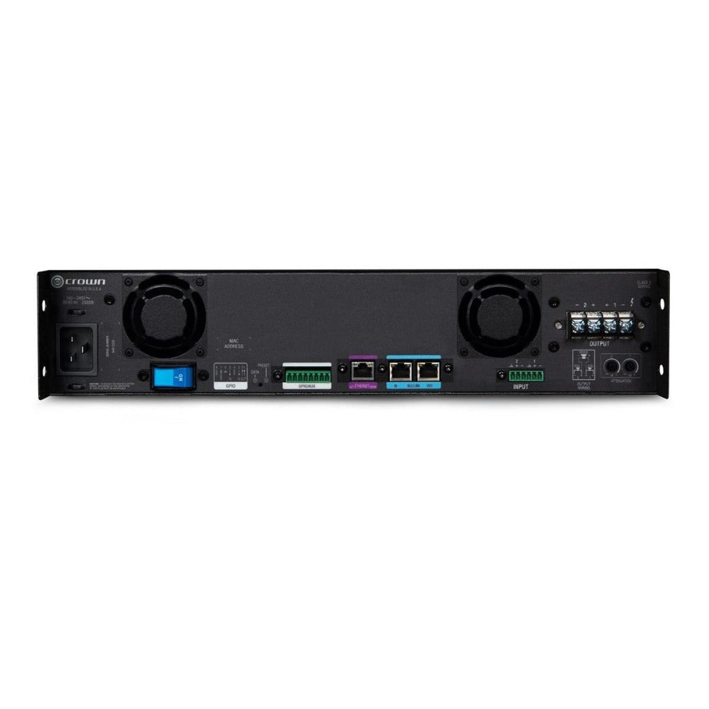 مضخم صوت كراون اوديو DCI2X2400N-U-EKFX ثنائي القناة 2400 واط