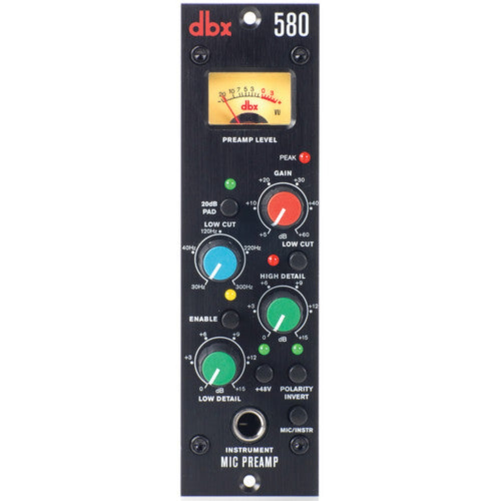 Dbx 580 Mic Preamp 500 Series Module