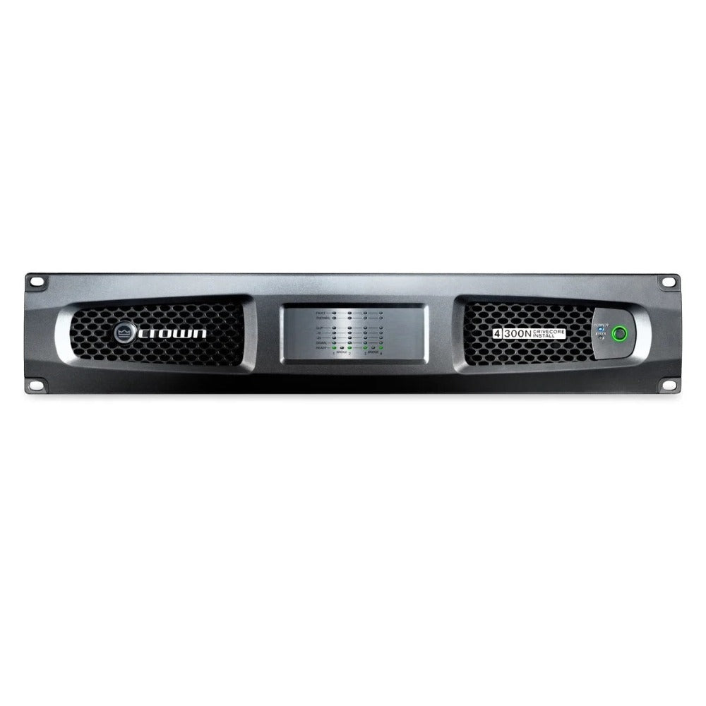 مضخم صوت كراون اوديو DCI4X300-U-EKFX رباعي القنوات، 300 واط