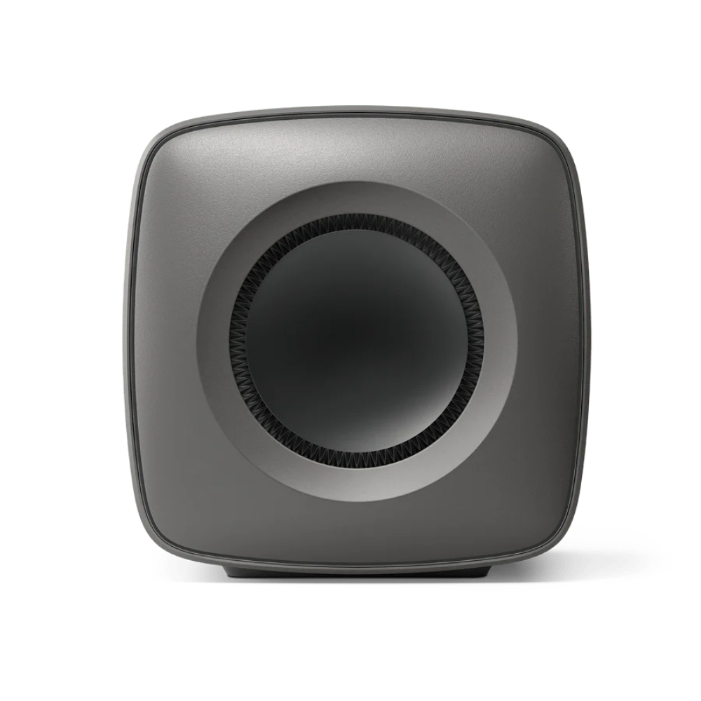 KEF KC62 Powered Subwoofer Black – Compact Force Cancelling Subwoofer