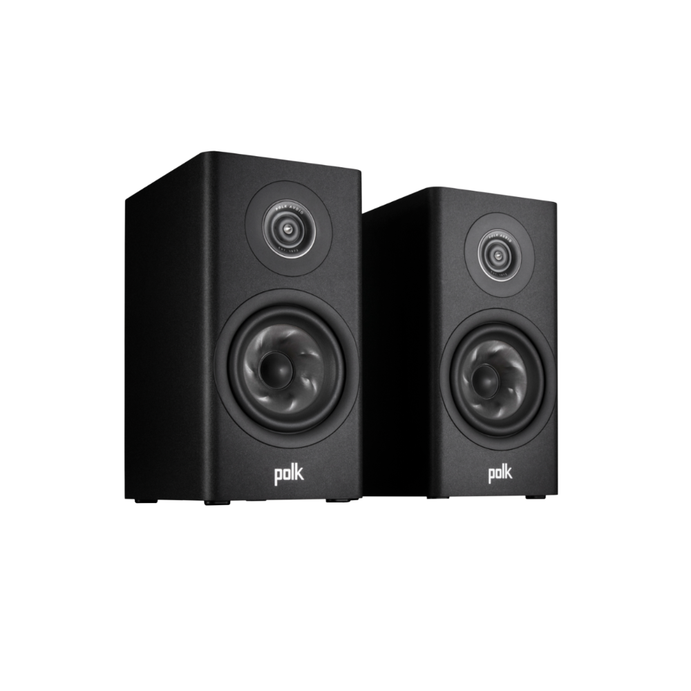 مكبرات صوت POLK AUDIO RESERVE R200 الفاخرة على رفوف الكتب