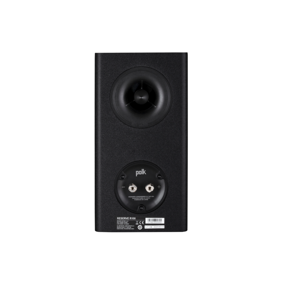 مكبرات صوت POLK AUDIO RESERVE R200 الفاخرة على رفوف الكتب