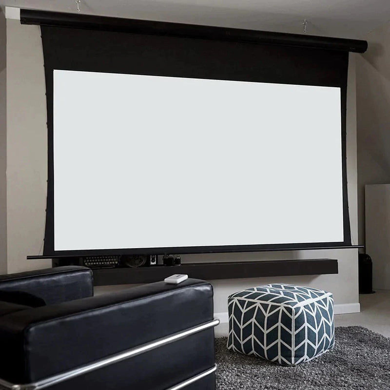 Elite Saker Tab-Tension AcousticPro UHD Series, 16:9, Electric Roll Up Projector Screen, Ultra, short Throw Projectors