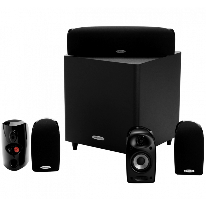 POLK AUDIO TL1600 6-PIECE COMPACT SURROUND SOUND SYSTEM