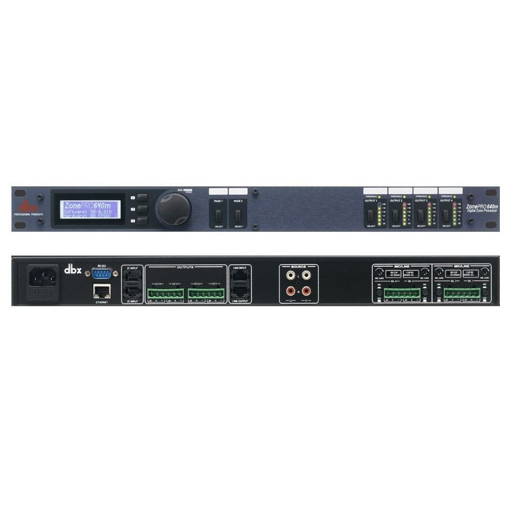 DBX ZonePRO 640m 6×4 Digital Zone Processor
