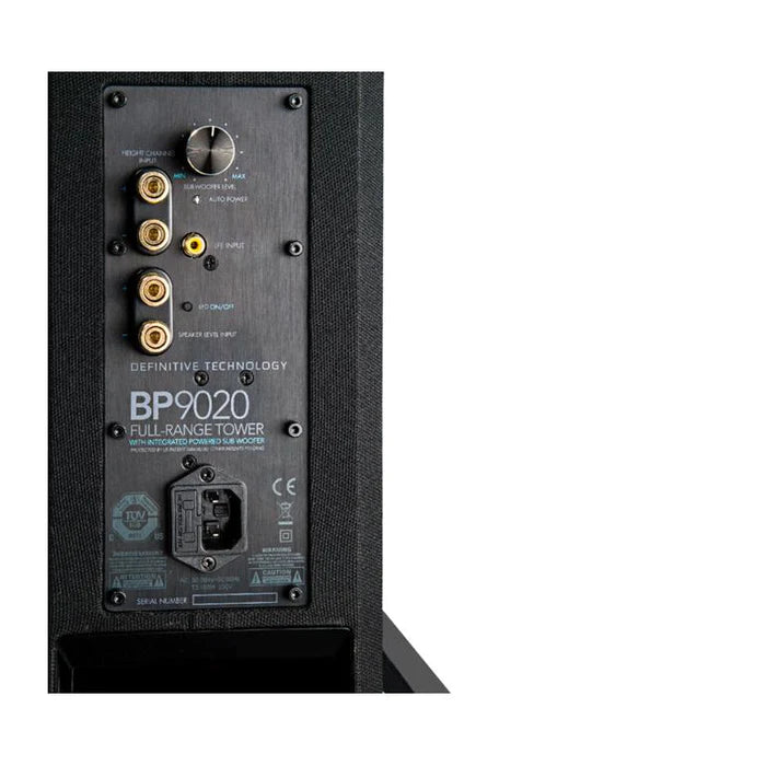Definitive Technology BP9020 High-Performance Tower Loudspeaker with Integrated 8” Powered Subwoofer