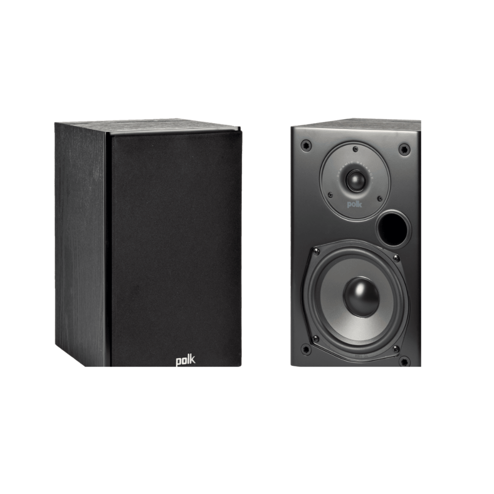 POLK AUDIO T15 BOOKSHELF SPEAKERS