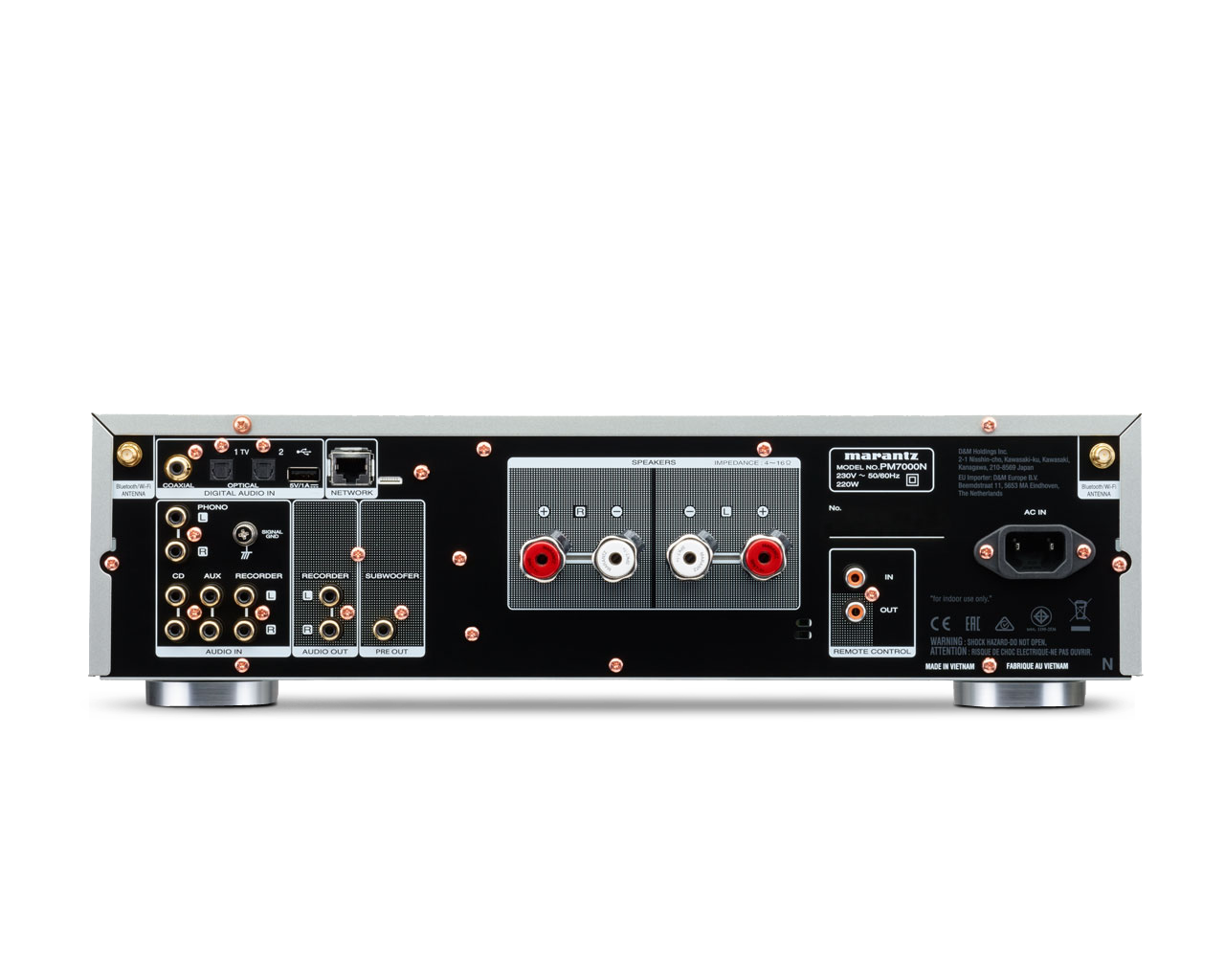 Marantz PM7000N Integrated Stereo Hi-Fi Amplifier HEOS Built-in Supports Digital and Analog Sources Compatible with Amazon Alexa Phono Input