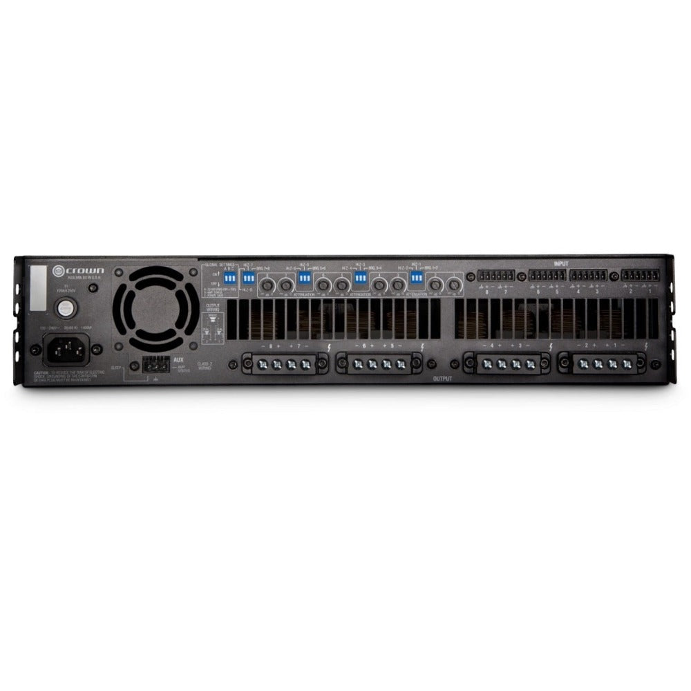 مضخم صوت تناظري بثماني قنوات من Crown Audio DCI8X300-U-EKFX بقدرة 300 واط