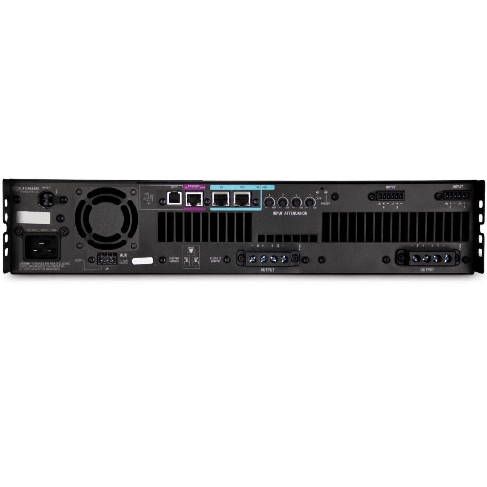 مضخم صوت كراون اوديو DCI4X1250N-U-EKFX رباعي القنوات بقدرة 1250 وات