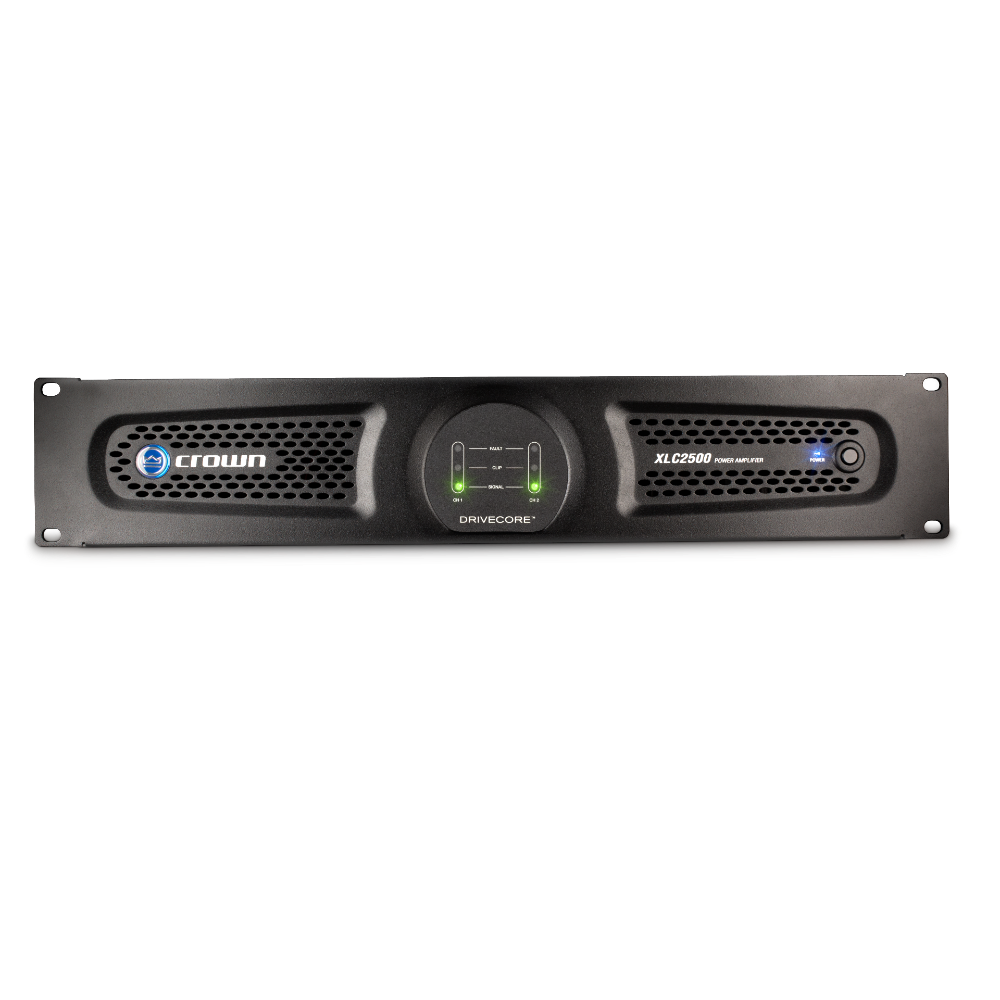 Crown XLC 2500 W-O DSP Two-Channel 500W Power Amplifier