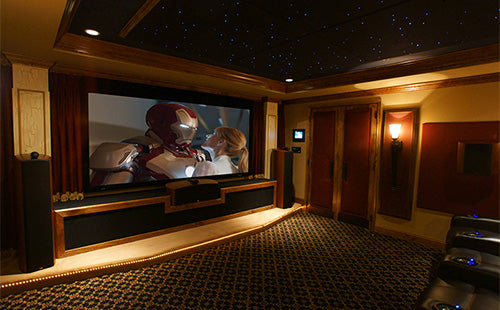 How to choose the best projector screen size for your media room in Dubai
