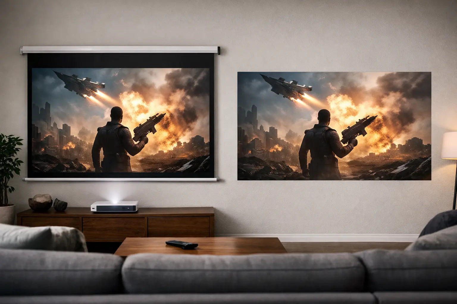 Projector Screen vs Wall: Which Wins?