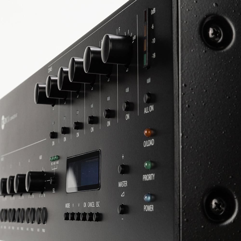 RCF ZM 2124 Rack Mount 6-Zone Amplified Master Unit