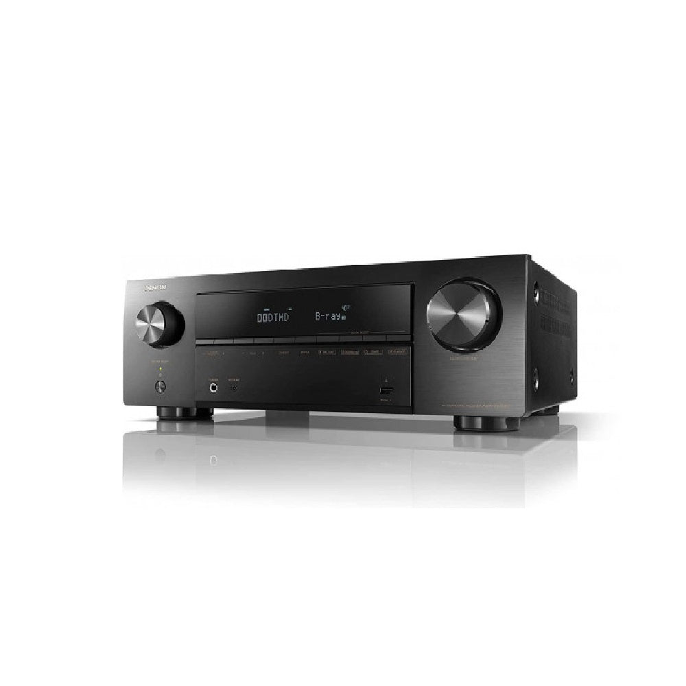 Denon AVRX550BT 5.2 Channel Full 4K Ultra HD AV Receiver with built-in Bluetooth – Black