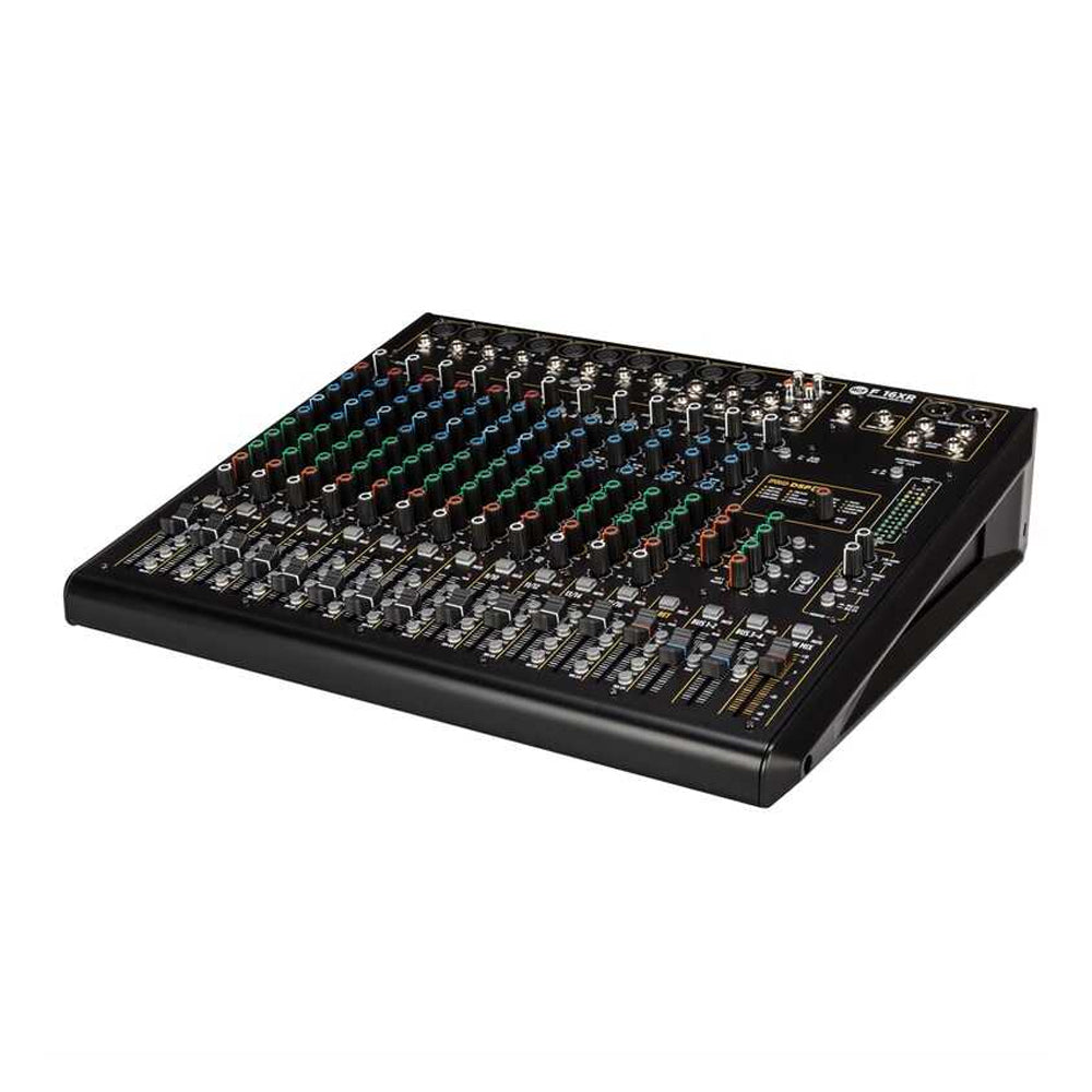 F 16XR 16-CHANNEL MIXING CONSOLE WITH MULTI-FX & RECORDING