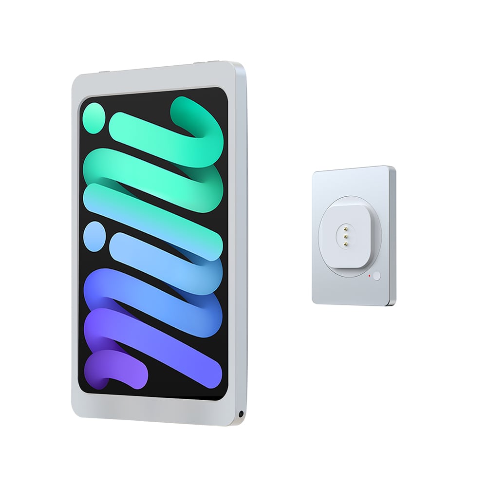 Magnetic iPad Wall Mount – AC Powered, Snap-On Design for Effortless Mounting