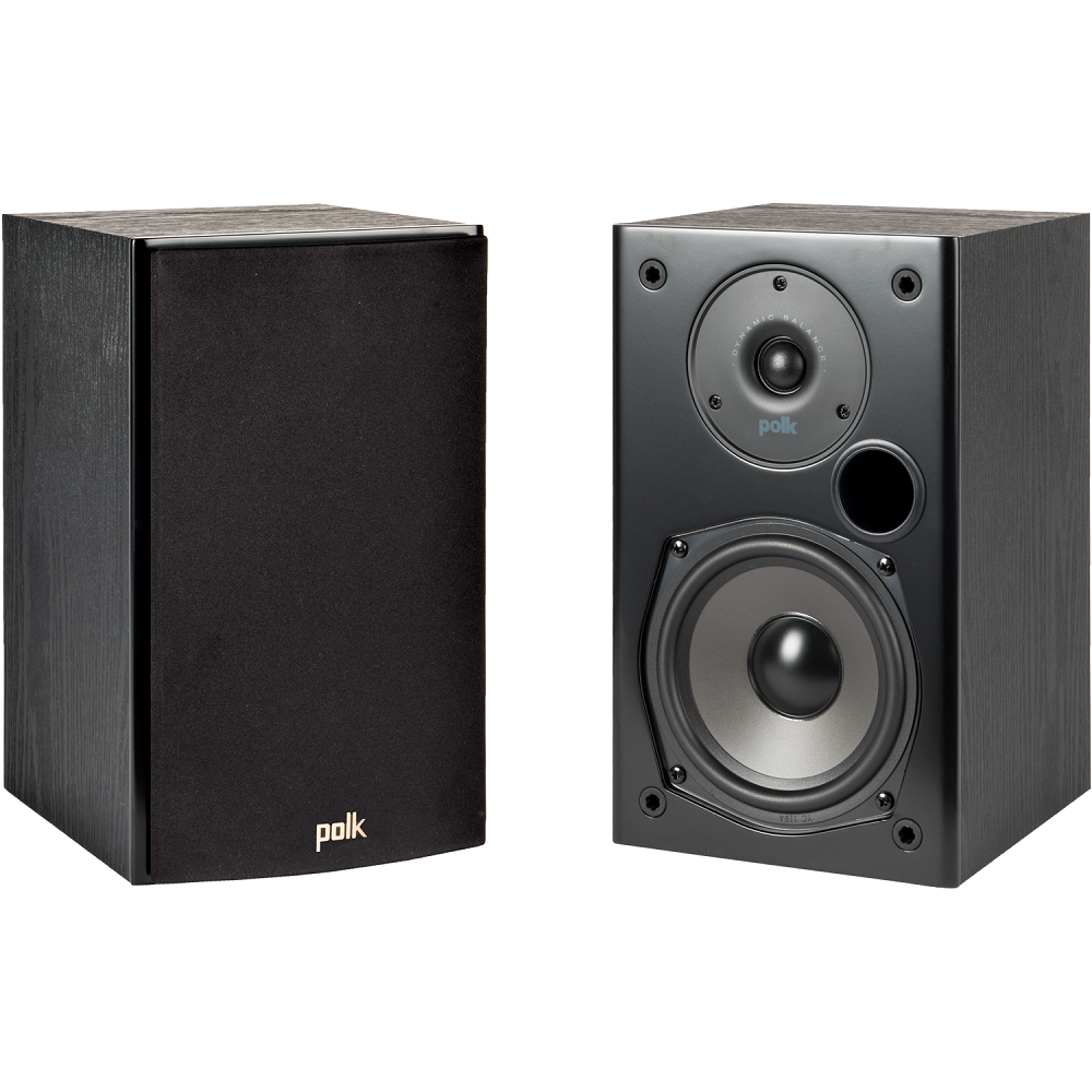 Polk Audio S15 Signature Bookshelf Speakers - Black