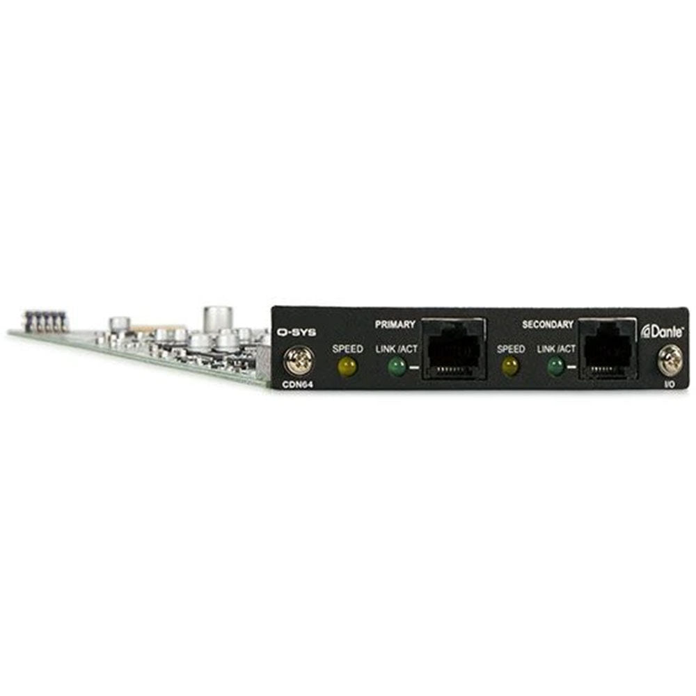 Q-SYS CDN64 Dante™ Audio Bridge Card
