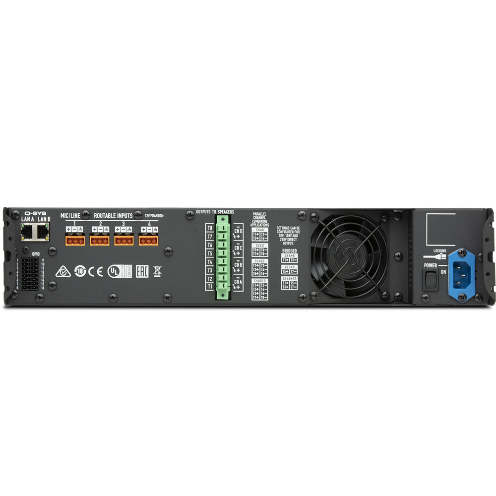 CX-Q 8K4 Four-Channel Network Amplifier
