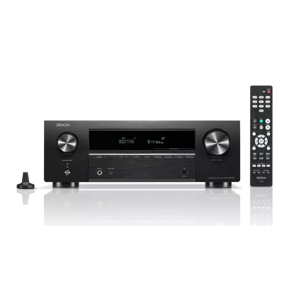 Denon AVRX250BTBKE2 5.1Channel 4K AV Receiver