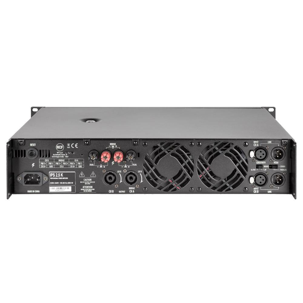 RCF IPS 2.5K TWO CHANNELS PROFESSIONAL POWER AMPLIFIER