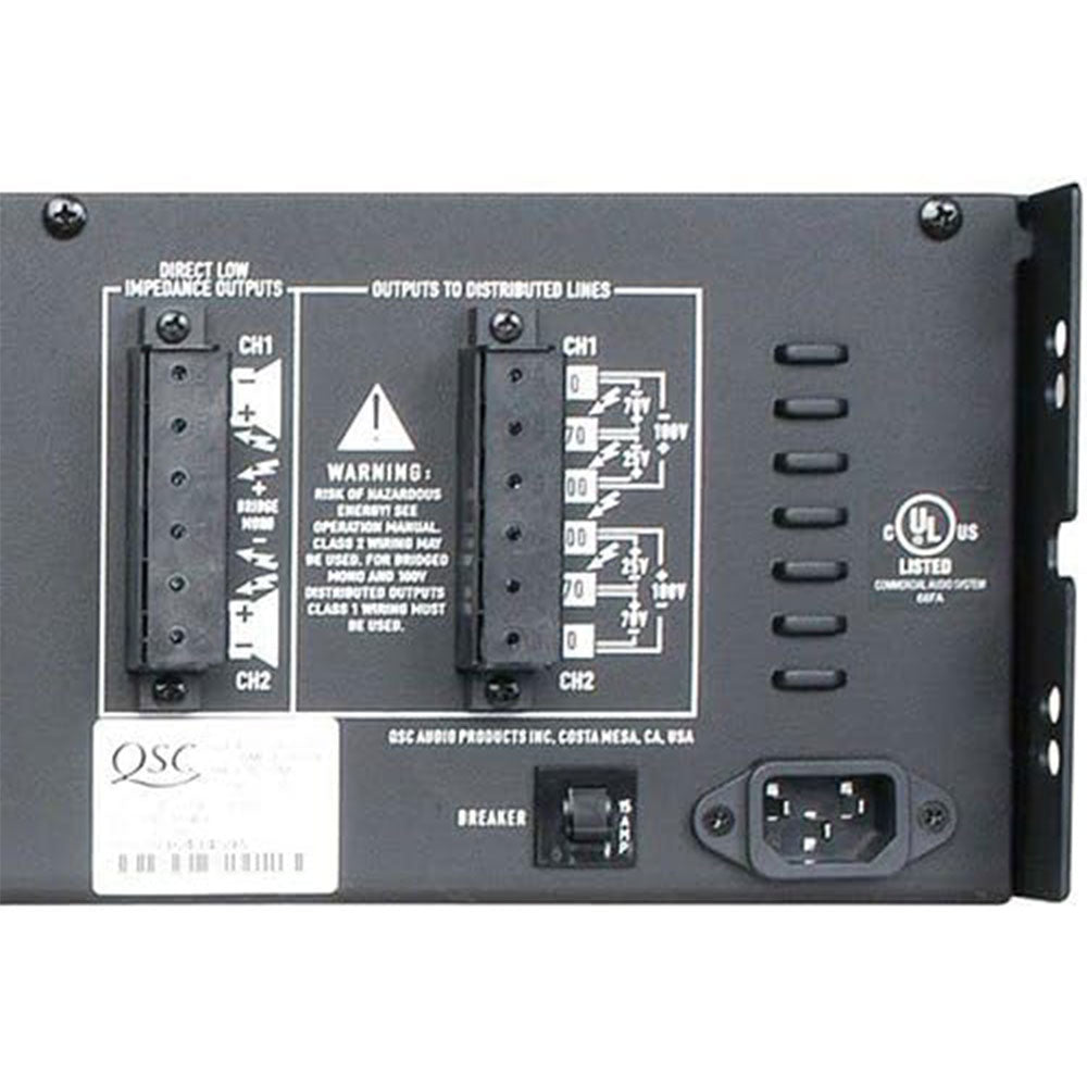 QSC ISA500Ti 2 Channel Power Amplifier