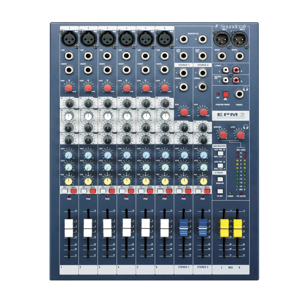 Soundcraft EPM6 Low-cost high-performance mixers