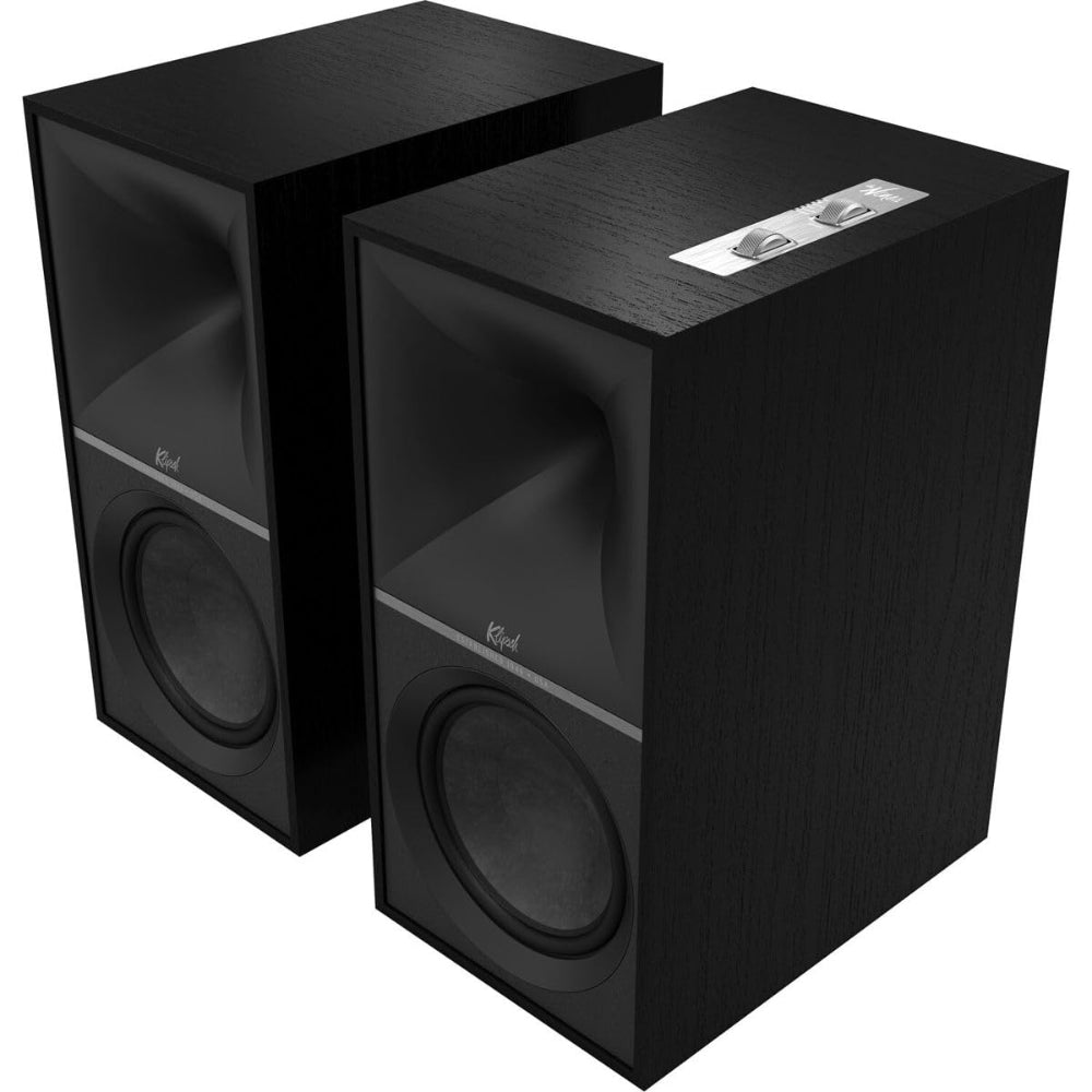 Klipsch The Nines Black Powered Speakers – Premium Hi-Fi Bluetooth Bookshelf Speakers