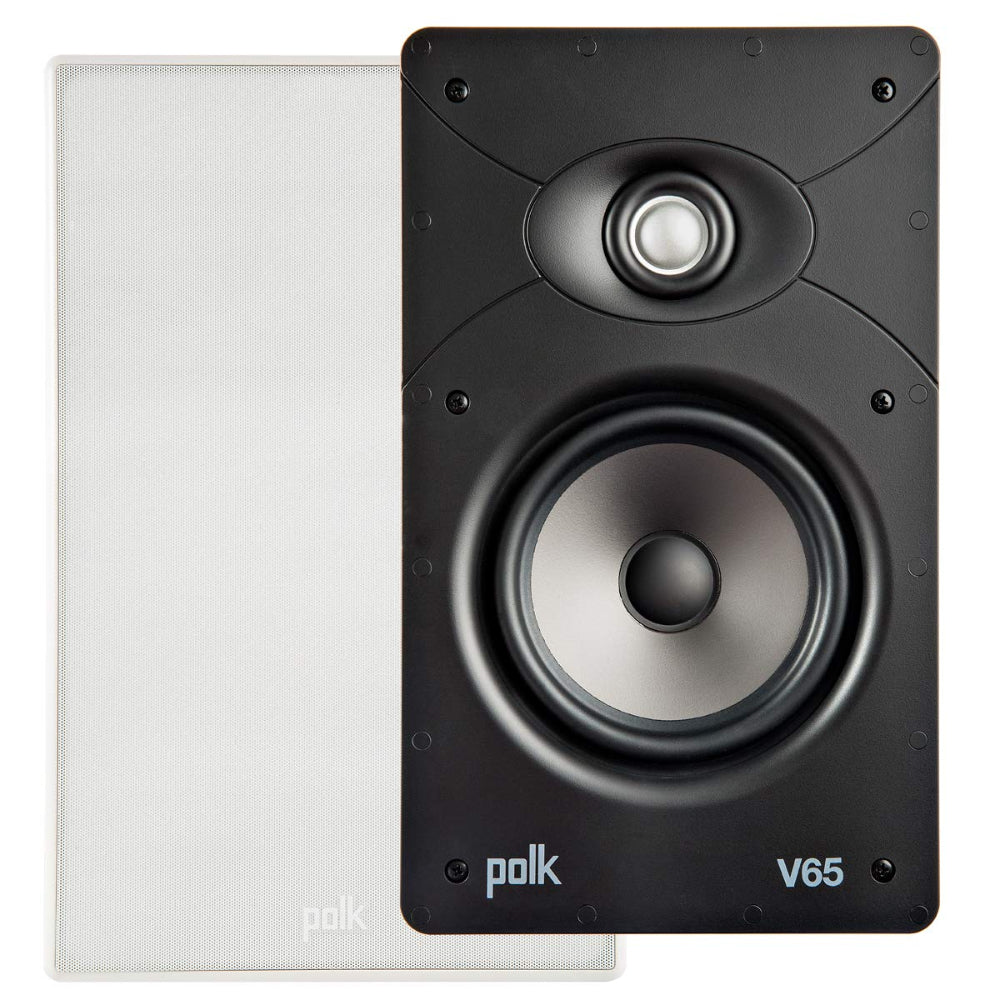 Polk Audio V65 Vanishing In-Wall Speaker with 6.5-Inch Driver