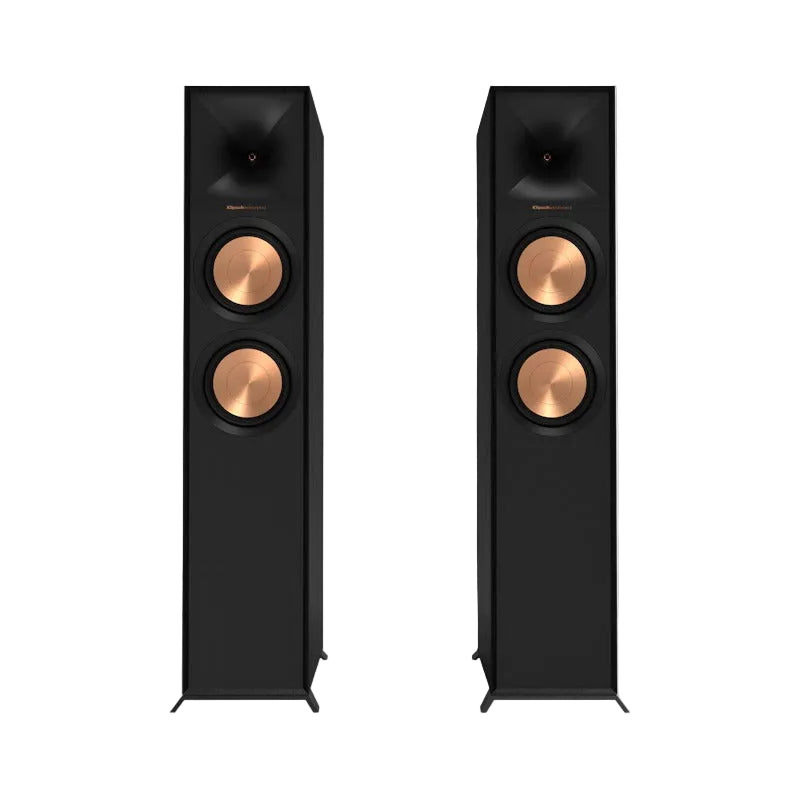 Klipsch R-605FA Black Dolby Atmos Floorstanding Speakers – Reference Series Tower Speakers