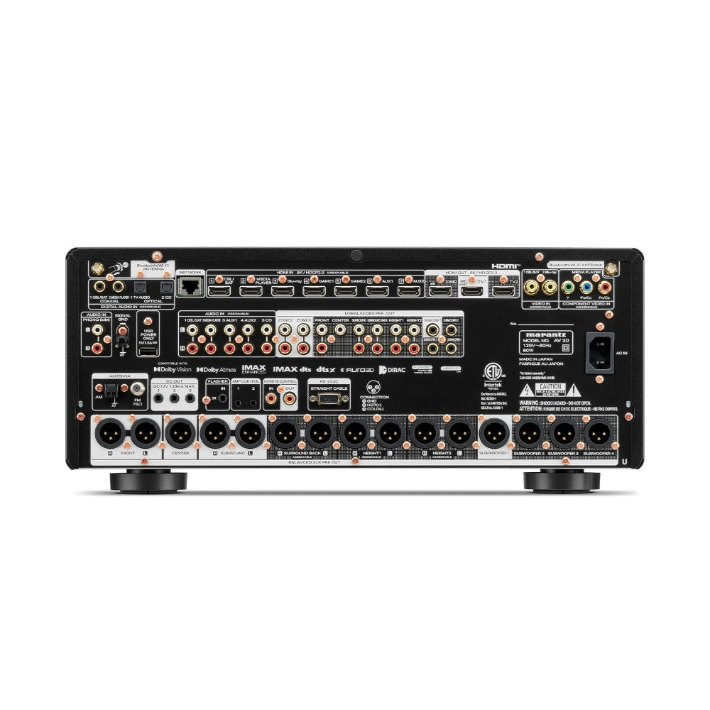Marantz AV30/N1B – 11.4 Channel 8K Balanced AV Preamplifier Processor