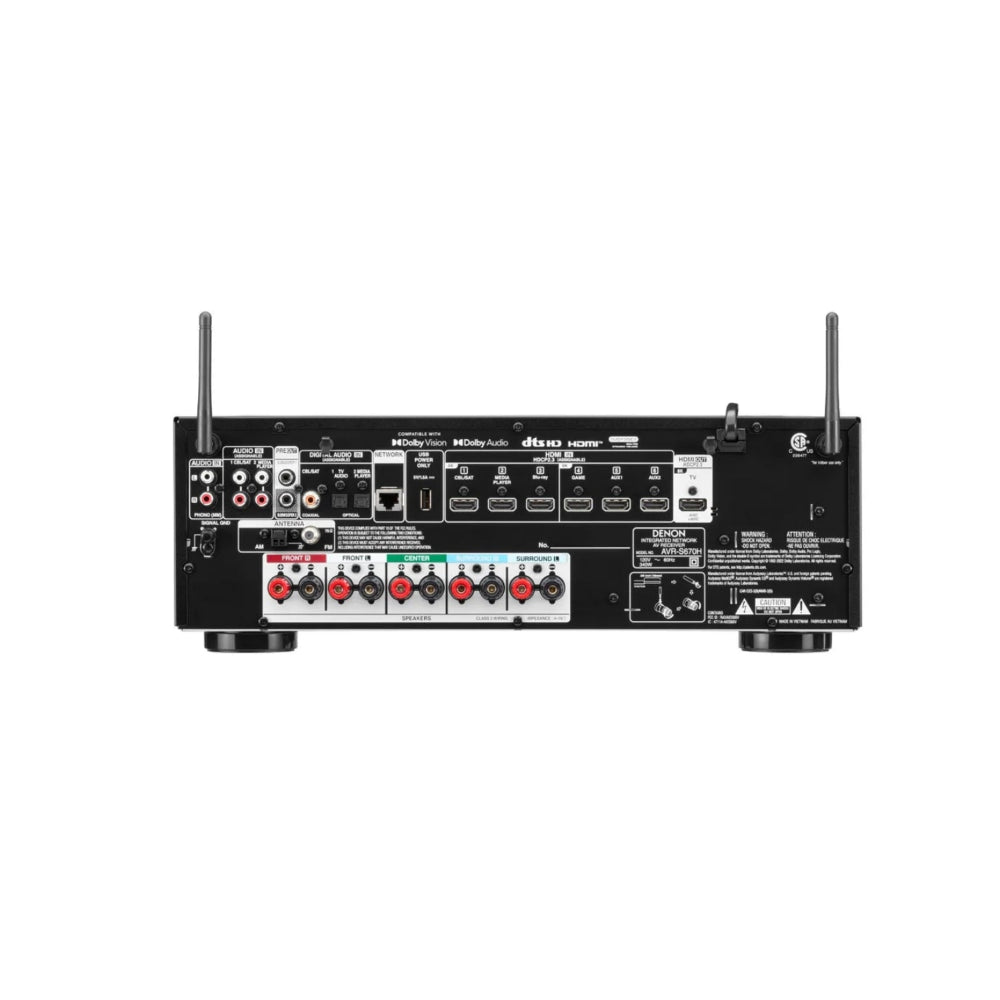 Denon AVRS670H – 5.2-Channel 8K AV Receiver