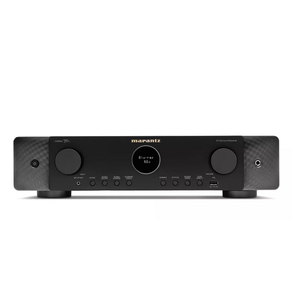 Marantz CINEMA 70S/N1B – Slim 7.2 Channel 8K AV Receiver with HEOS