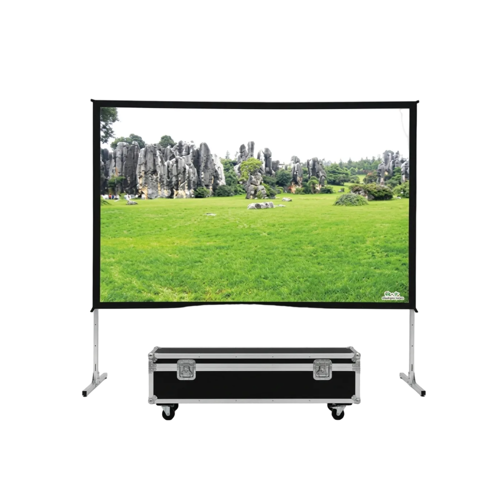 Cinecomfort Fast Fold Portable Projection Screen – Professional Event Outdoor Screen