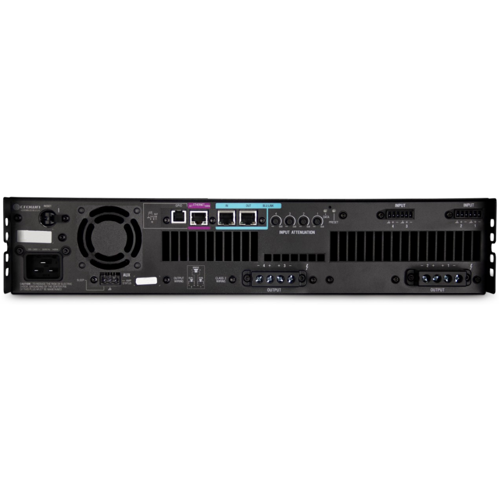 Crown Audio DCI2X1250N-U-EKFX Two-Channel 1250W Power Amplifier