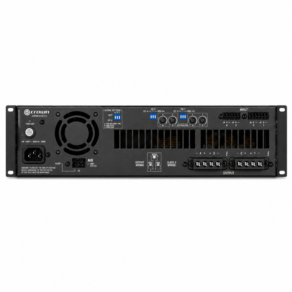 Crown Audio DCI4X600-U-EKFX DriveCore Install Analog Series 4-Channel Amplifier