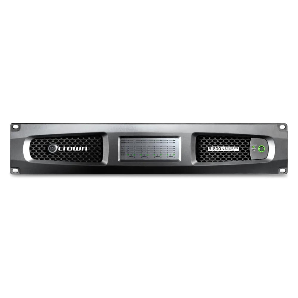 مضخم صوت تناظري بثماني قنوات بقوة 600 وات من Crown Audio DCI8X600N-U-EKFX