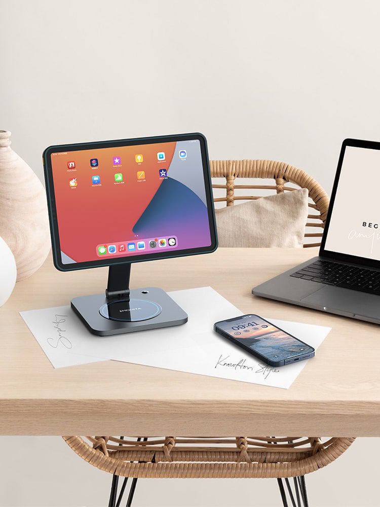 EMONITA Foldable Tablet Stand Holder – Non-Charging