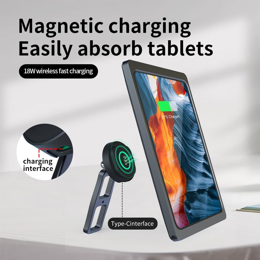 EMONITA Handheld iPad Stand with 18W Fast Charger
