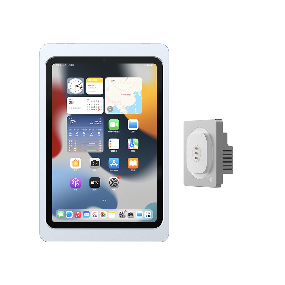 EMONITA Wall Mount Dock with Power for iPad Mini 6th Gen / iPad Mini (A17 Pro)