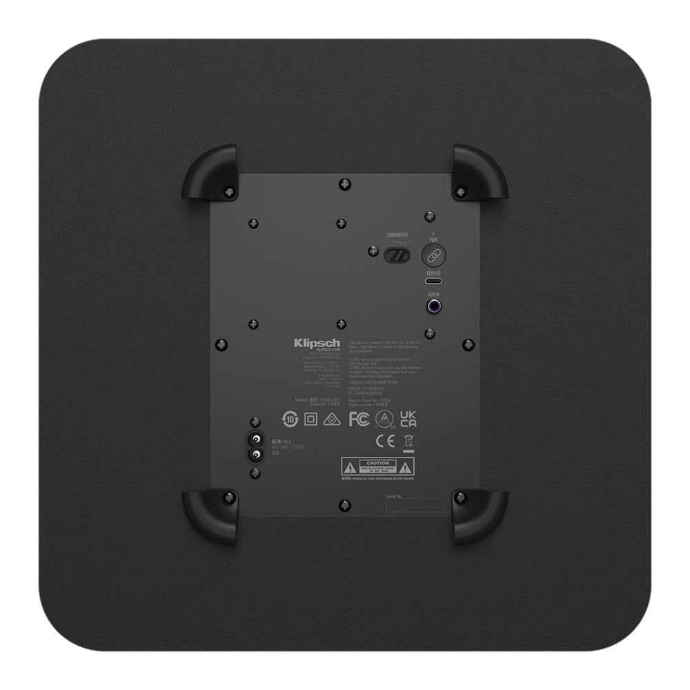 Klipsch Flexus Sub 100 Wireless Subwoofer – 10" Powered Home Theater Sub