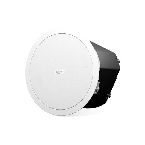 QSC AD-C6T-HC 6.5" 2-Way Passive Ceiling-Mount Loudspeaker (Pair, White, High-Ceiling)