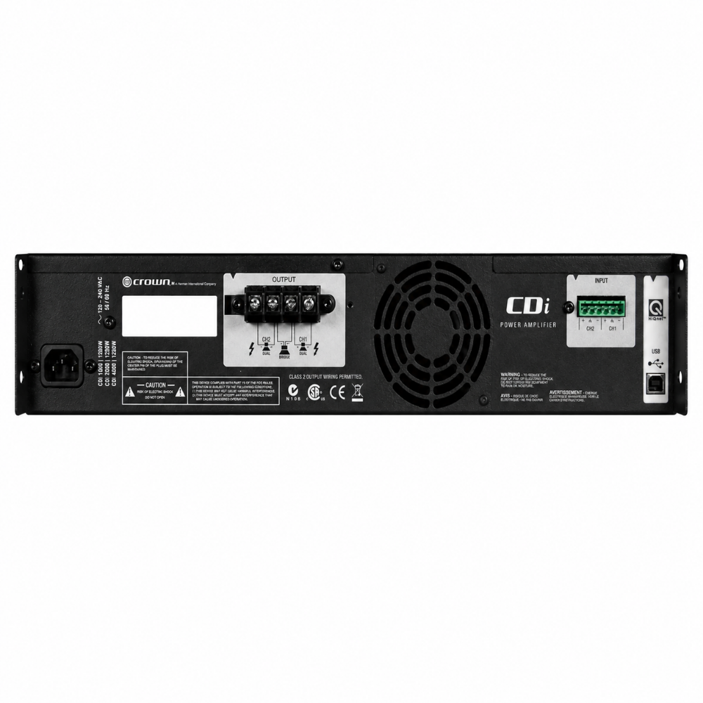 Crown NCDI4000E60 Two-channel 1200W Power Amplifier