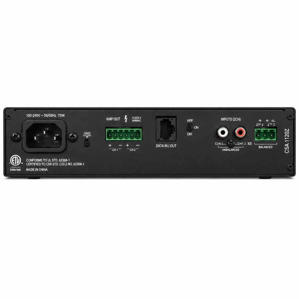 مضخم صوت JBL NCSA1120Z-U-EU 1 × 120 واط 