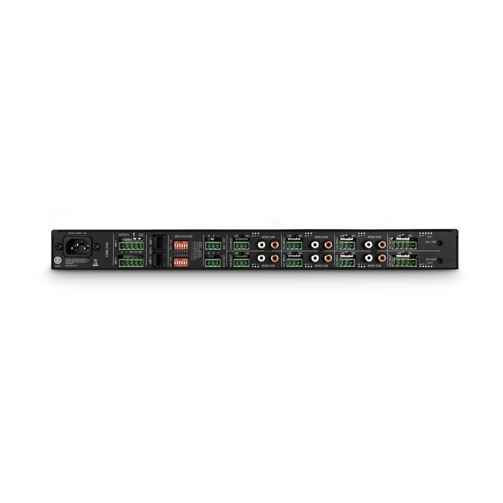JBL NCSMA2120-U-EU Dual-Channel Commercial Mixer Amplifier