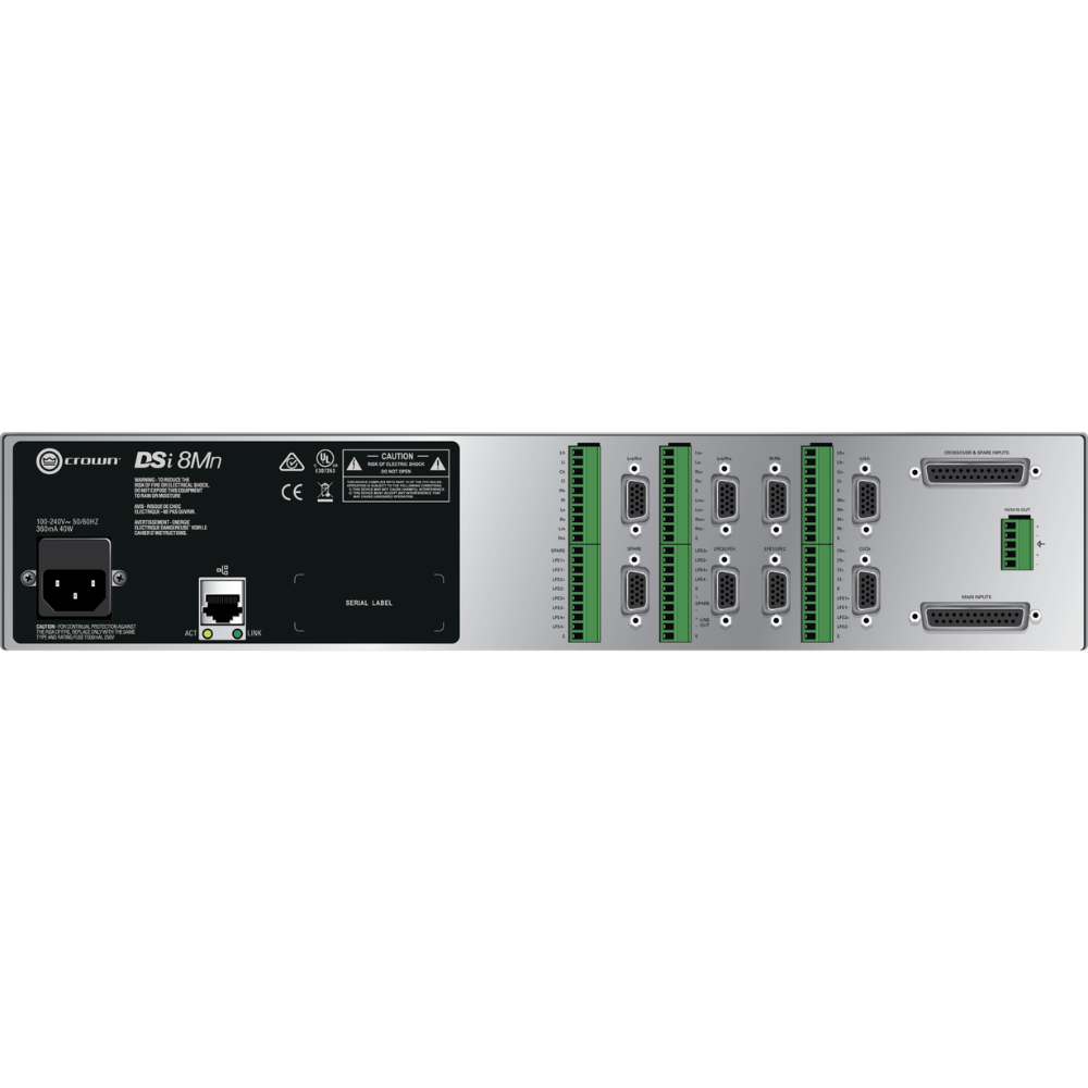 Crown DSi 8MN Network Amplifier