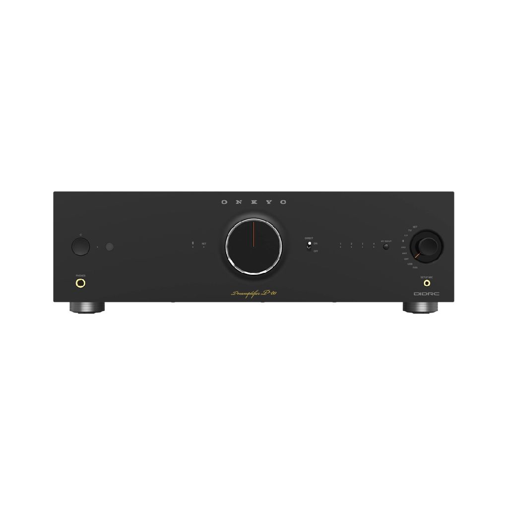 Onkyo P-80 Network Preamplifier Black – Hi-Fi Streaming Stereo Preamp
