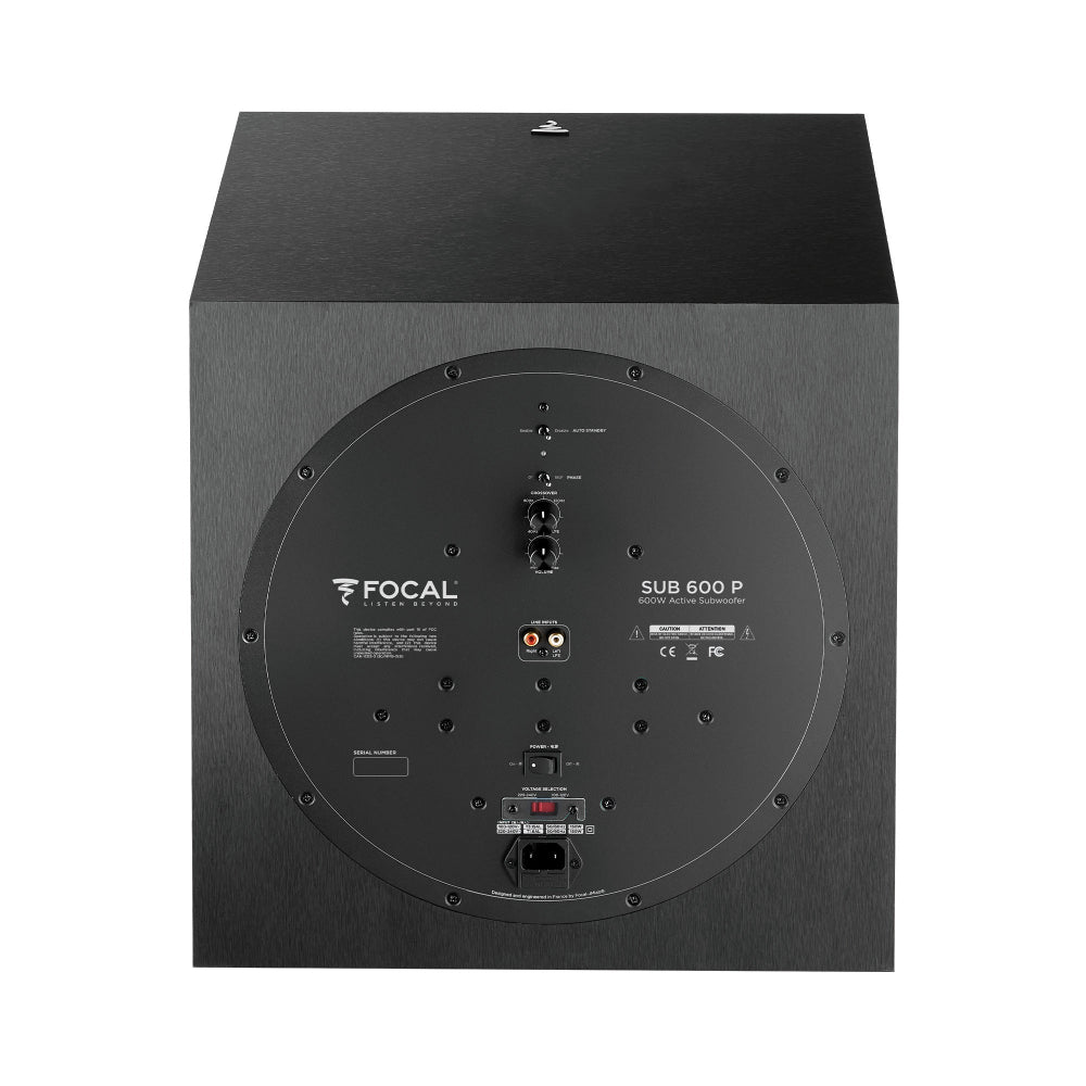 Focal Sub 600P 15" Active Subwoofer 600W