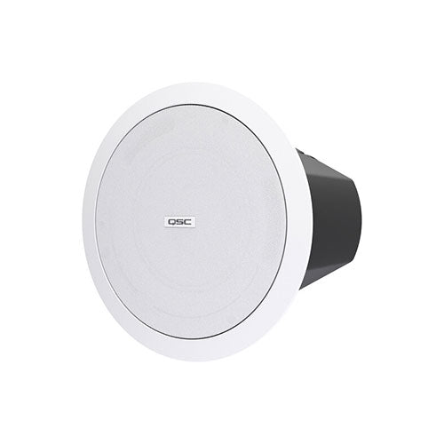 QSC AD-C6T-HP 6.5" 2-Way Passive Ceiling-Mount Loudspeaker (Pair, White, High-Power)